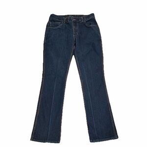 Men’s Origin Factory Denim Bootcut Jeans with Classic Indigo Wash 34 x 36